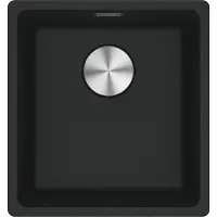 Franke Maris lavabo sottopiano Fragranit ciotola MRG 110-37 Nero Matt Button da 45 cm 125.0683.060