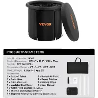 OEM Bagno di ghiaccio portatile, capacità 76,6 galloni, intervallo di temperatura da -20°C a 60°C , 75x90