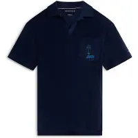 Tommy Hilfiger Towelling Graphic Carbon Navy Taglia: S | Polo Outlet | Uomo | Blu