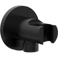 BEITZ & Walz AqvaShower Supporto conico con attacco a parete da 1/2", nero opaco