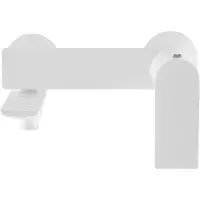Granitan - Miscelatore vasca - Rubinetto vasca - Miscelatore bianco - getto a cascata - FARO