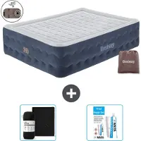 Bestway Materasso gonfiabile - 2 persone - 152 x 203 x 51 cm - Blu - Accessori inclusi