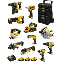 DeWalt Kit DWK1101 (DCD996+DCH273+DCG405+DCF887+DCF894+DCS334+DCS570+ DCS355+DCP580+DCS367+DCL050+ 3x5,0Ah + DCB115 +Caddy 3en1)