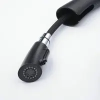 OEM Rubinetto da cucina con doccetta estraibile - gittata orientabile a 360° - nero - ottone