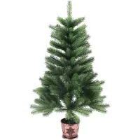 Prolenta Maison Exclusive - Albero di Natale artificiale con aghi realistici, 65 cm, verde