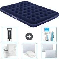 Bestway Materasso gonfiabile - 2 persone - 152 x 203 x 22 cm - Blu - Accessori inclusi