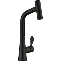 NABER Rubinetto UMORE 2 in nero opaco con bocca estraibile / Rubinetti da cucina / Rubinetti monocomando