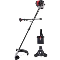 Scheppach Decespugliatore a benzina PBC310-4S - motore a benzina a 4 tempi da 0,7 kW | 1,0 CV | avviamento a strappo | decespugliatore e tagliaerba