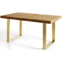 Alpi Möbel Tavolo da Pranzo Allungabile 160x90x77 cm, Lancelot, Costruzione Stabile