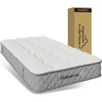 Sweiko Materasso ortopedico in schiuma fredda 90x200 cm, materasso con nucleo a molle insacchettate a 7 zone, livello di rigidità H3 (medio) - OEKO-TEX, altezza 20 cm, 4 maniglie + sottovuoto