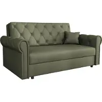 Mirjan 24 Divano letto Viva Roma III con funzione letto e contenitore, divano imbottito, elegante divano imbottito del produttore (colore: Kronos 46)