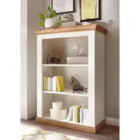 IMV Scaffale country house 102cm pino bianco / rovere wotan highboard soggiorno