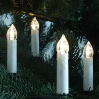 F-H-S International Luci LED per albero di Natale 30 da esterno 17,4 m bianco caldo con timer 23454