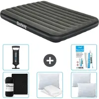 Bestway Materasso gonfiabile - 2 persone - 152 x 203 x 25 cm - Verde - accessori inclusi