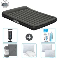 Bestway Materasso gonfiabile - 2 persone - 152 x 203 x 30 cm - Verde - Accessori inclusi