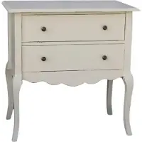 Casa Padrino Cassettone barocco a 2 cassetti 80 cm - Mobili in stile liberty per la casa di campagna
