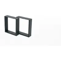 Ibex Runner da tavolo 400 x 400 mm antracite