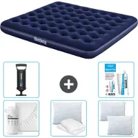 Bestway Materasso gonfiabile - 2 persone - 183 x 203 x 22 cm - Blu - Accessori inclusi
