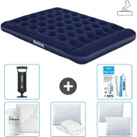 Bestway Materasso gonfiabile - 2 persone - 152 x 203 x 28 cm - Blu - Accessori inclusi