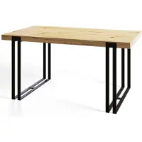Alpi Möbel Tavolo da Pranzo Allungabile Loft Rosa 160x90x77 cm, Tavolo Rettangolare per Sala da Pranzo, Gambe in Metallo, Artisan