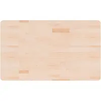 Syfax Piano Bagno 100x60x2,5 cm in Legno Massello Non Trattato