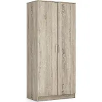 Meublorama Armadio 2 porte REY colore rovere sonoma – 80 x 180 x 50 cm