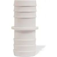 Trend-Pool Ugello doppio per tubo flessibile | 32 mm | rigato | bianco