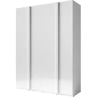 Meublorama Armadio 4 Porte 180cm collezione VERONA. Colore bianco lucido