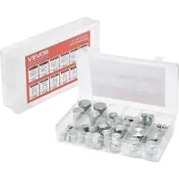 Vevor 72 pezzi di raccordi idraulici Kit di tappi e connettori per tubi idraulici JIC a 37°