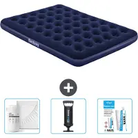 Bestway Materasso gonfiabile - 2 persone - 152 x 203 x 22 cm - Blu - Accessori inclusi