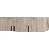 Meublorama Surmobile 3 porte FLEX – Rovere wellington e grigio grafite – Armadio alto design