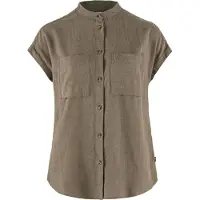 Fjällräven Women's Övik Hemp Shirt S/S Camicia Donna (XS, grigio)