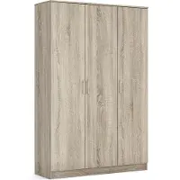 Meublorama Armadio 3 porte REY colore rovere sonoma – 120 x 180 x 50 cm