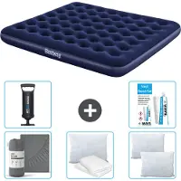 Bestway Materasso gonfiabile - 2 persone - 183 x 203 x 22 cm - Blu - Accessori inclusi