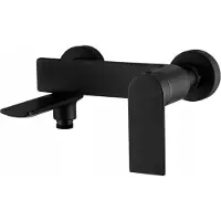 Granitan - Miscelatore vasca - Rubinetto vasca - Miscelatore nero - getto a cascata - ottone - FARO