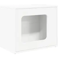 Syfax Casa per Gatti Bianco 51 x 30 x 42,5 cm Legno ingegnerizzato