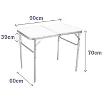Marbueno Summer Tavolo Pieghevole 10031b 90x60x39 Cm