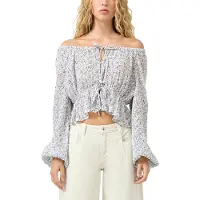 s.Oliver -qs Blouses Offwhite Taglia: 36 | Maglie a manica lunga Outlet | Donna | Bianco