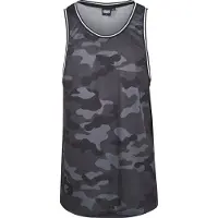 Urban Classics Maglietta 'Camo Mesh' grigio / grigio scuro / nero