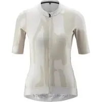 Gonso Women's Road Jersey Print Maglietta da ciclismo Donna (40, grigio)