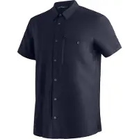 Maier Sports Magos S/S Camicia Uomo (50, blu)