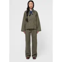 Nudie jeans Bibbi Workwear Jacket Olive Taglia: L | Giacche militari Outlet | Donna | Verde