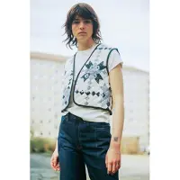 Nudie jeans Lill Quilted Cotton Vest Off White Taglia: S | Gilet Outlet | Donna | Bianco