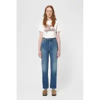 Nudie jeans Lofty Lo Indigo Illusion Mid Blue Taglia: W26L32 | Jeans straight fit Outlet | Donna | Blu