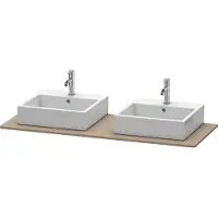 Duravit Console XSquare, 2 découpes, 1400x16x550mm, XS063GB7575, XS063GB7575