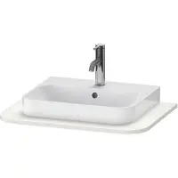 Duravit Happy D.2 Plus Console HP031B, 650x480 mm, 1 découpe, pour lavabo HP4940, HP4960, HP031B03939, HP031B03939