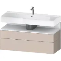 Duravit Collection One Meuble sous-lavabo, 1 tiroir et 1 tiroir, 1190x470x590mm, niche blanc mat, QA4396018910010, QA4396018910010