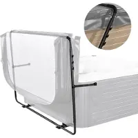 Sweiko Coperchio per vasca idromassaggio, sollevabile, 80-105 cm, regolabile in altezza, per vasca idromassaggio, vasca spa