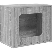 Syfax Casa per Gatti Sonoma grigio 51 x 30 x 42,5 cm