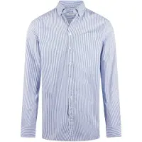 Mcgregor Poplin Stripe Peached Shirt Kobalt Taglia: 3XL | Camicie Casual Outlet | Uomo | Arancia